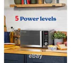 Russell Hobbs RHM2076S Solo Microwave Oven Digital Control 20L 800W Silver