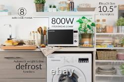 Russell Hobbs RHM2079A 20 L 800 W White Digital Solo Microwave with 5 Power Leve