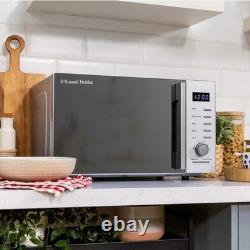 Russell Hobbs RHM2348S 23L 800W Solo Microwave Silver, 5 Power Levels