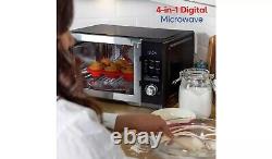 Russell Hobbs RHMAF2504B 900W 25L Air Fryer Microwave with Defrost Option Black
