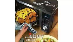 Russell Hobbs RHMAF2504B 900W 25L Air Fryer Microwave with Defrost Option Black