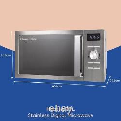 Russell Hobbs RHMD828SS Digital Microwave Oven 20L 800W Stainless Steel