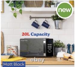 Russell Hobbs RHMD830MB 20L Digital Microwave Oven Compact Solo 800W Black