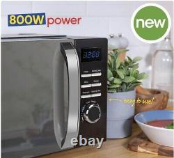 Russell Hobbs RHMD830MB 20L Digital Microwave Oven Compact Solo 800W Black