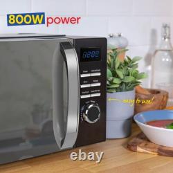 Russell Hobbs RHMD830MB 20L Digital Microwave Oven Compact Solo 800w Black