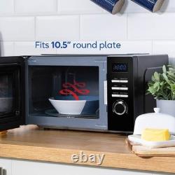 Russell Hobbs RHMD830MB 20L Digital Microwave Oven Compact Solo 800w Black