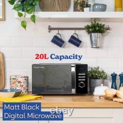 Russell Hobbs RHMD830MB 20L Digital Microwave Oven Compact Solo 800w Black