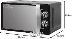 Russell Hobbs RHMM701B Compact Solo Microwave Oven Black