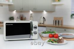 Russell Hobbs RHMM701C 17L 700W Cream Solo Manual Microwave with 5 Power Levels