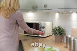 Russell Hobbs RHMM701C 17L 700W Cream Solo Manual Microwave with 5 Power Levels