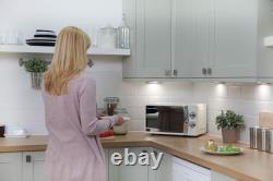 Russell Hobbs RHMM701C 17L 700W Cream Solo Manual Microwave with 5 Power Levels