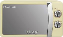 Russell Hobbs RHMM701C 17L 700W Cream Solo Manual Microwave with 5 Power Levels