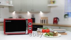 Russell Hobbs RHMM701R 17 Litre 700 W Red Solo Manual Microwave with 5 Power Lev Russell Hobbs RHMM701R 17 Litre 700 W Red Solo Manual Microwave with 5 Power Lev