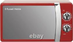 Russell Hobbs RHMM701R 17 Litre 700 W Red Solo Manual Microwave with 5 Power Lev