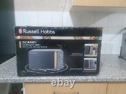 Russell Hobbs Scandi Microwave 17L Grey 700W Manual with 5 Power Levels RHMM713G