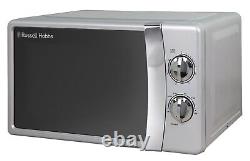 Russell Hobbs Silver Microwave 17L Manual 5 Power Levels 700W RHMM701S