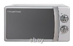 Russell Hobbs Silver Microwave 17L Manual 5 Power Levels 700W RHMM701S