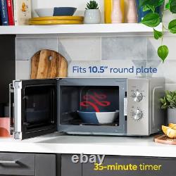 Russell Hobbs Stainless Steel Microwave 20 Litre 800W Solo Manual, 5 Power Levels