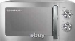 Russell Hobbs Stainless Steel Microwave 20 Litre 800W Solo Manual with 5 Power L