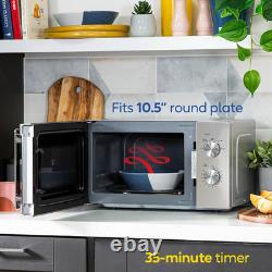 Russell Hobbs Stainless Steel Microwave 20 Litre 800W Solo Manual with 5 Power L