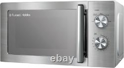 Russell Hobbs Stainless Steel Microwave 20 Litre 800W Solo Manual with 5 Power L