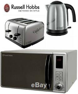 Russell Hobbs Stainless Steel Microwave Kettle and Toaster Set Futura Cambridge