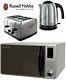 Russell Hobbs Stainless Steel Microwave Kettle And Toaster Set Futura Cambridge