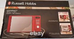 Russell Hobs 800w Metalic Red Digital Microwave