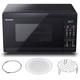 Sharp 800w Compact Digital Microwave 20l With 1000w Grill, Touch Control, Black