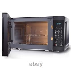 SHARP 800W Compact Digital Microwave 20L With 1000W Grill, Touch Control, Black