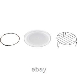 SHARP 800W Compact Digital Microwave 20L With 1000W Grill, Touch Control, Black
