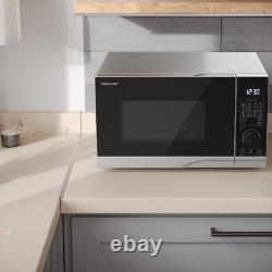 SHARP Microwave Oven with Grill and Convection 900W 25L Flatbed YC-QC254AU-B