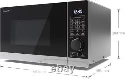 SHARP YC-PC254AU-S Digital Combination Microwave Oven with Grill 25L 900W Silver