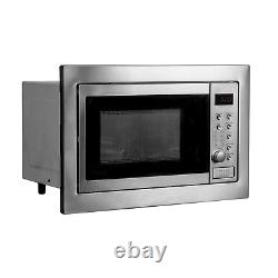 SIA 25L Integrated Built in Microwave & Grill Stainless Steel BIMG25SS