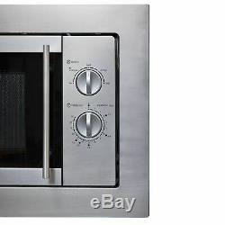 SIA BIM10SS 20L Integrated Built in Microwave Oven in Stainless Steel