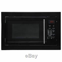 SIA BIM25BL Black 25L Integrated Built in 900W Digital Timer Microwave Oven