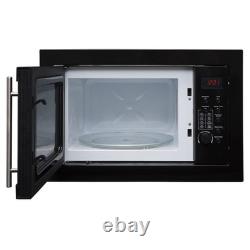 SIA BIM25BL Black 25L Integrated Built in 900W Digital Timer Microwave Oven