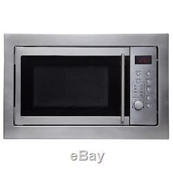 SIA BIM25SS Stainless Steel 25L Integrated Built in 900W Digital Microwave Oven