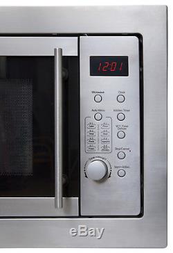 SIA BIM25SS Stainless Steel 25L Integrated Built in 900W Digital Microwave Oven