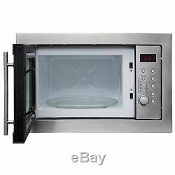 SIA BIM25SS Stainless Steel 25L Integrated Built in 900W Digital Microwave Oven