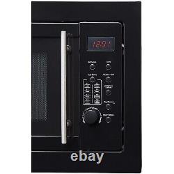 SIA Black 25L Integrated Built in 900W Digital Timer Microwave Oven BIM25BL