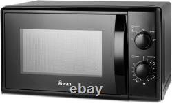 SM4420BLK Manual Microwave with 5 Power Levels, 35 Minute Timer, 700W, 20L, Blac