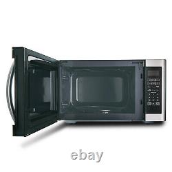 SMAD 1100W 42L Large Capacity Microwave oven with Grill Easy Clean Grey Cavity