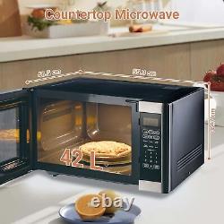 SMAD 1100W 42L Large Microwave oven with Grill Easy Clean with Turnable Tray