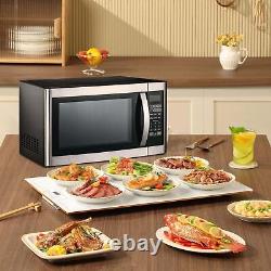 SMAD 1100W 42L Large Microwave oven with Grill Easy Clean with Turnable Tray
