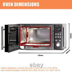 SMAD 20L Combination Microwave Oven Grill & Convection Oven Digital 3-in-1 800W