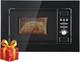 Smad Integrated Microwave With Grill Function, 800w, 20l Capacity, Black Uk