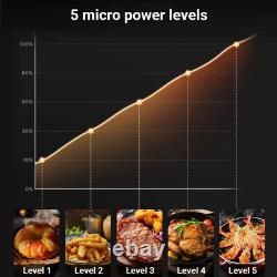 SMAD Integrated Microwave with Grill Function, 800W, 20L Capacity, Black UK