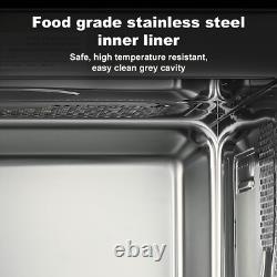 SMAD Integrated Microwave with Grill Function, 800W, 20L Capacity, Black UK