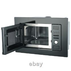 SMAD Integrated Microwave with Grill Function, 800W, 20L Capacity, Black UK
